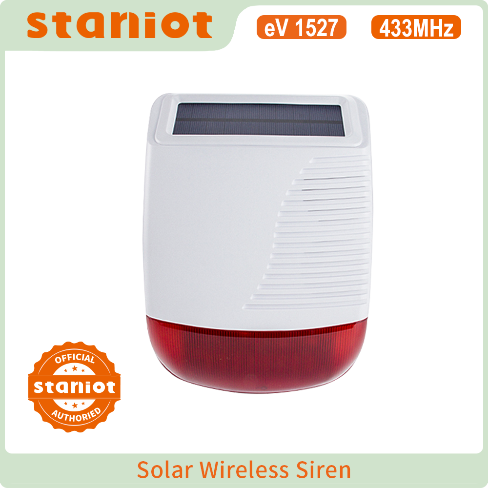 Outdoor Lighting Wireless - Staniot bezprzewodowa zewnętrzna syrena stroboskopowa na