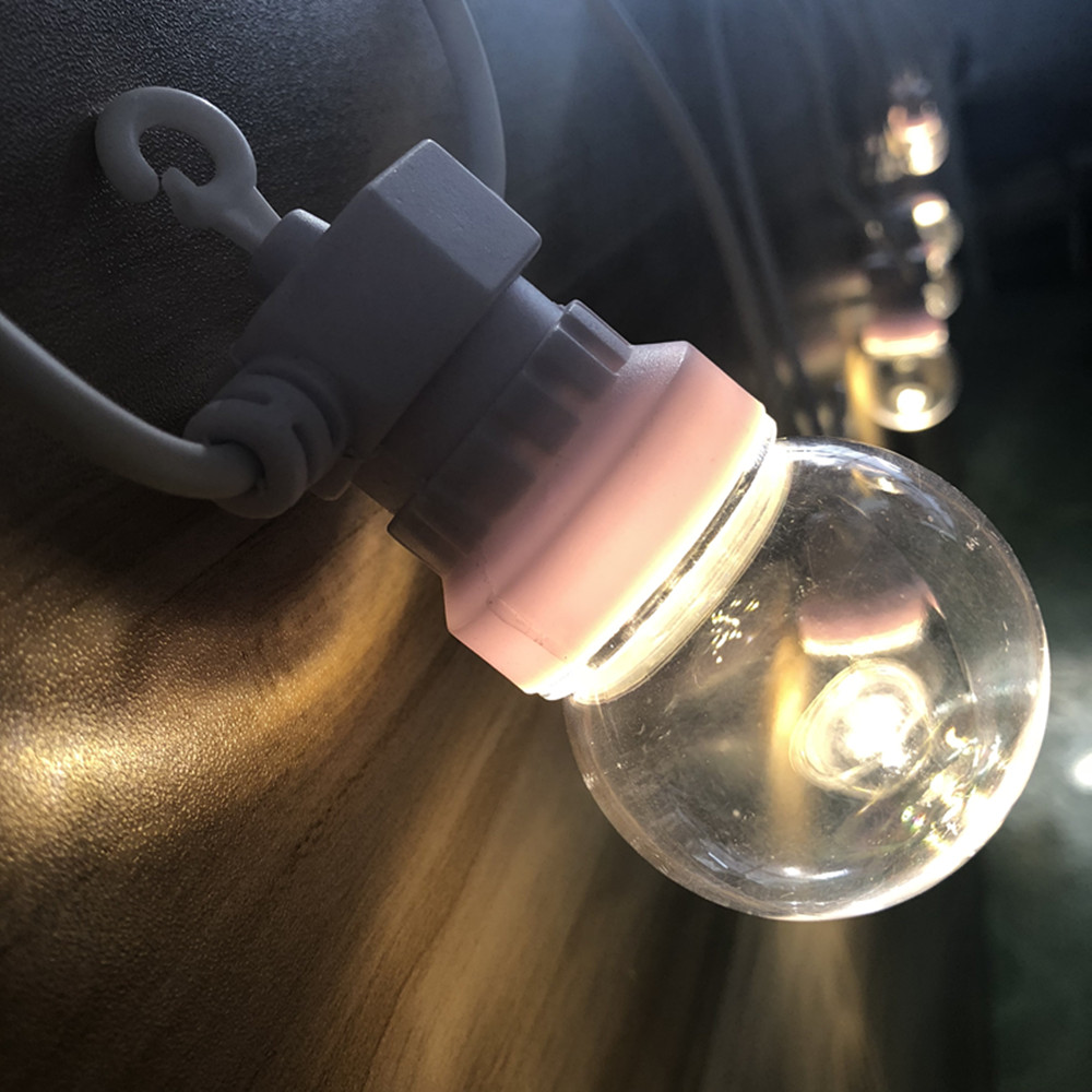 Lampki sznurkowe IP65 G50 Biał – Outdoor Lighting Cable recenzja i cena