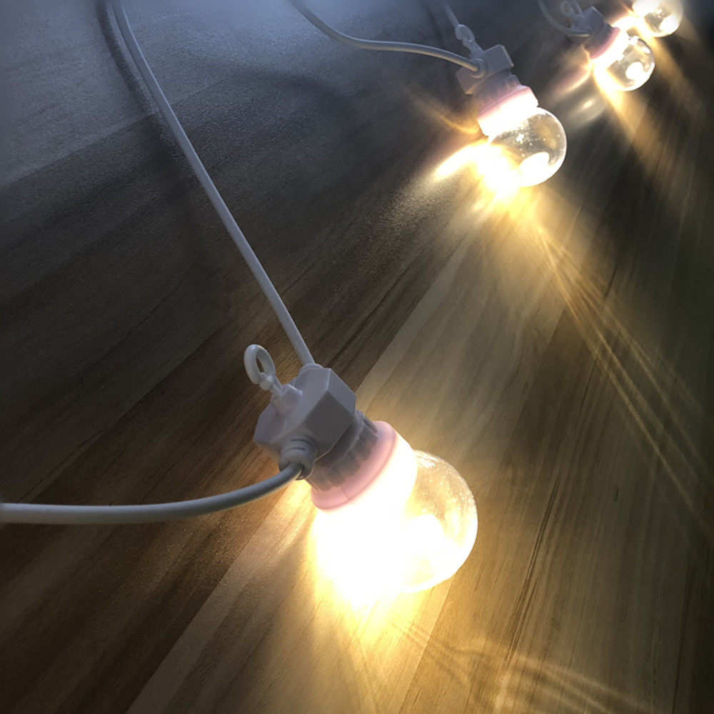 Lampki sznurkowe IP65 G50 Biał – Outdoor Lighting Cable recenzja i cena