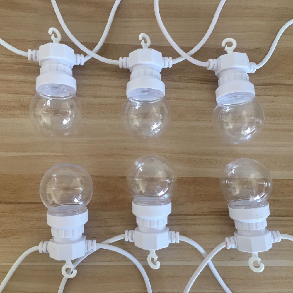 Lampki sznurkowe IP65 G50 Biał – Outdoor Lighting Cable recenzja i cena