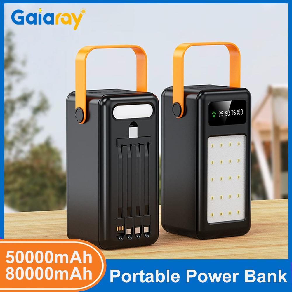Powerbank przenośny 50000mAh 8 – Outdoor Lighting Cable recenzja i cena