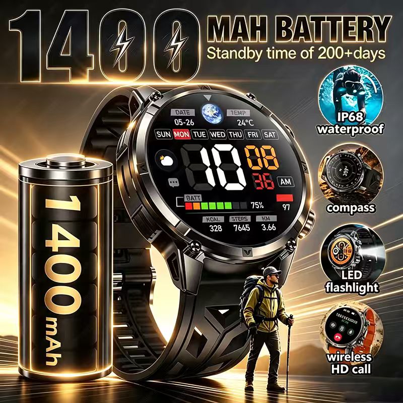 Nowy wojskowy smartwatch do wy – Outdoor Lighting Wireless recenzja i cena